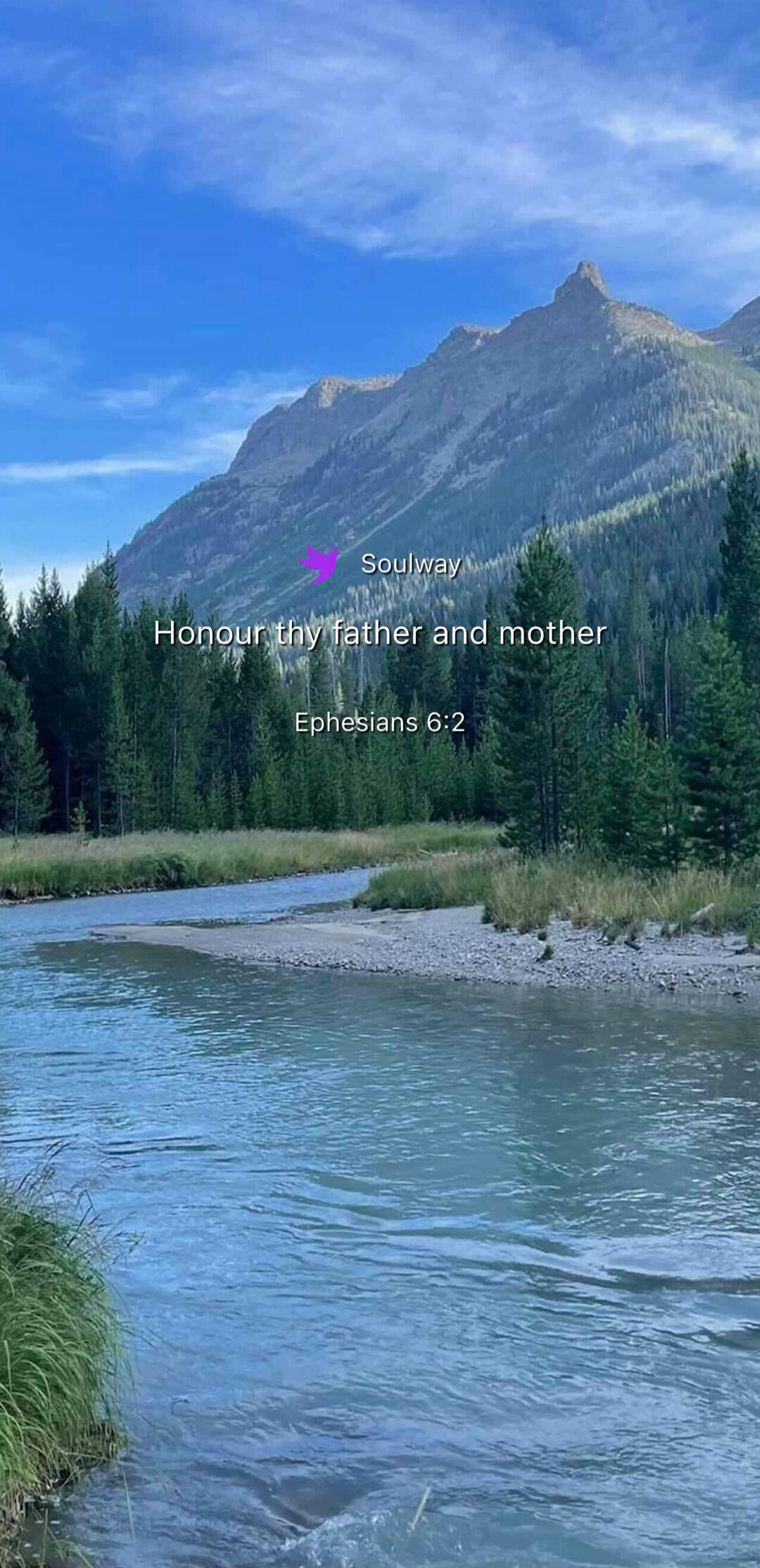 Soulway Honour thy father and mother Ephesians 6:2