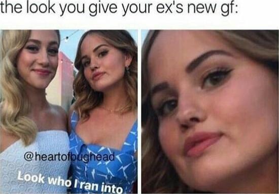 e I00K you give your exs new gr