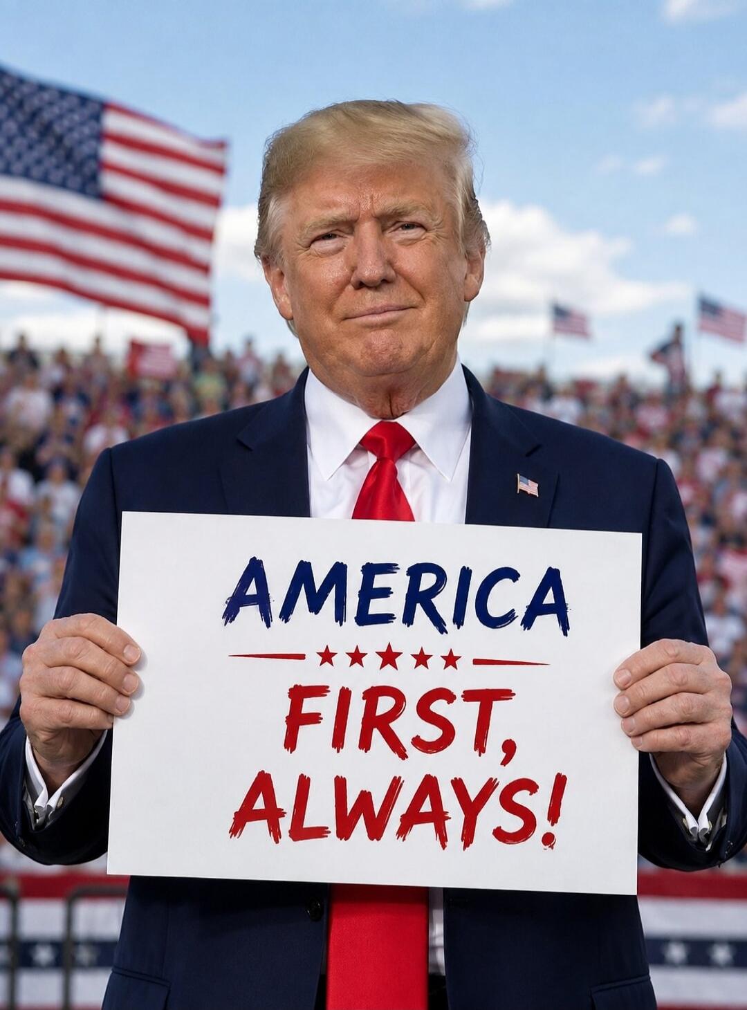 AMERICA FIRST, ALWAYS!