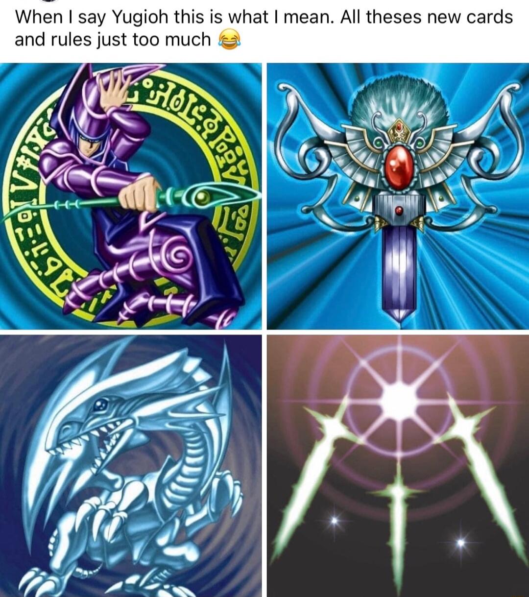 When say Yugioh this is what mean All theses new cards and rules just too much