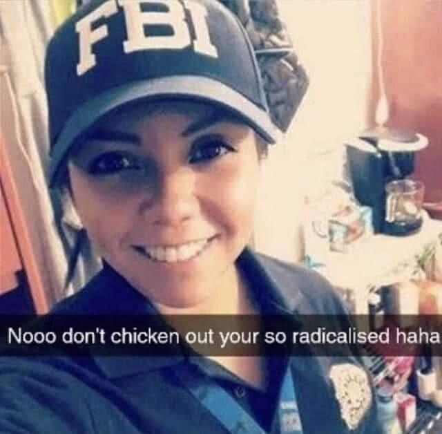 Nooo dont chicken out your so radicalised haha NS 7