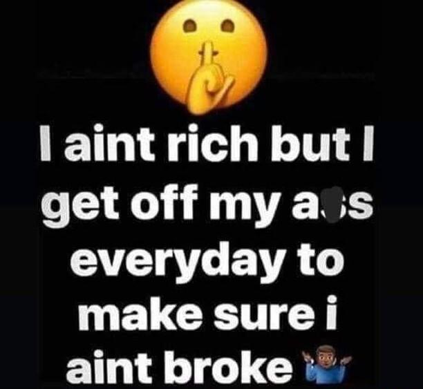 laintrich butl getoffmya s ATV EVTA G I EUCE Y aint broke i