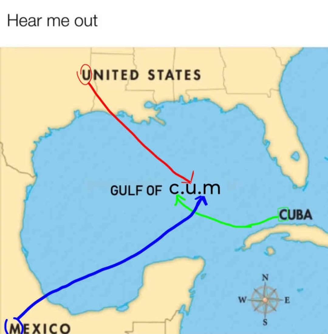 Hear me out INITED STATES GULFOF C MEXICO CUBA