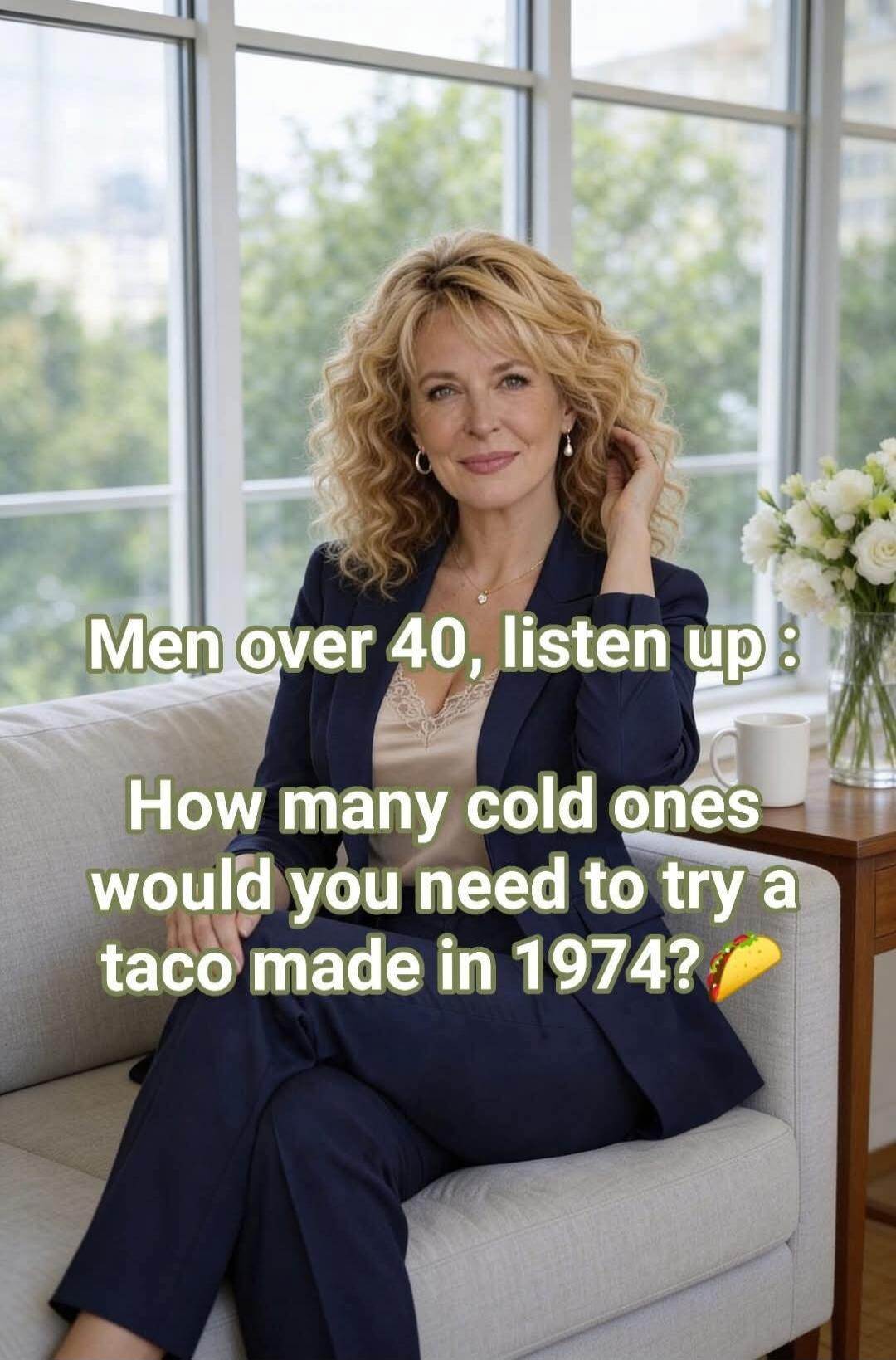 Men over 40, listen up: How many cold ones would you need to try a taco made in 1974? 🌮