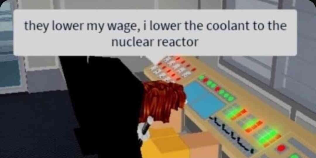 1 lower the coolant to the iclear reactor