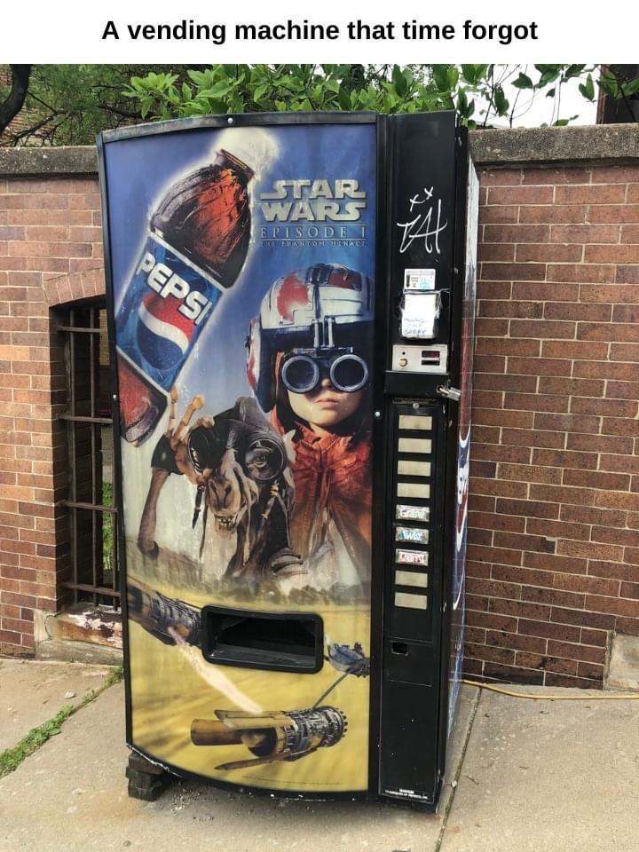 A vending machine that time forgot Ty vy L