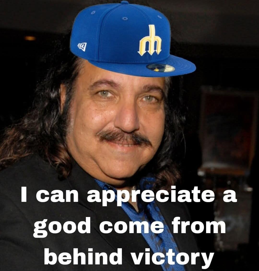 I can appreciate a good come from behind victory