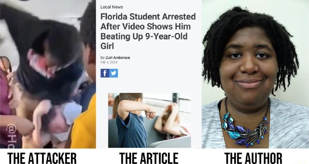 Student Arrested After Video Shows Him Beating Up 9 Year Old Girl THE ATTACKER THE ARTICLE THE AUTHOR