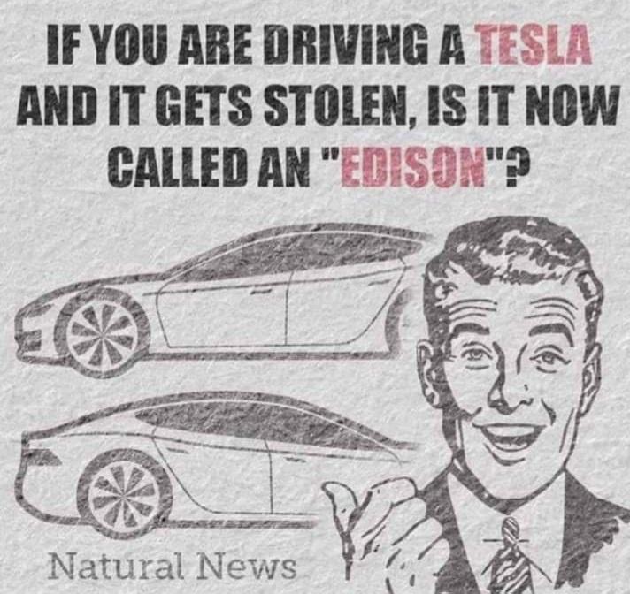 IFYOU ARE DRIVING A TESLE AND IT GETS STOLEN IS IT NOW CALLED AN ERISOHS