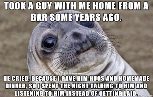 TOOKAGUYWITHIME HOMEFROM A BAR SUMEYEAH AGO o UL SII SPHTlIEHT TALKING TOHIMAND TOHIMINSTEAD