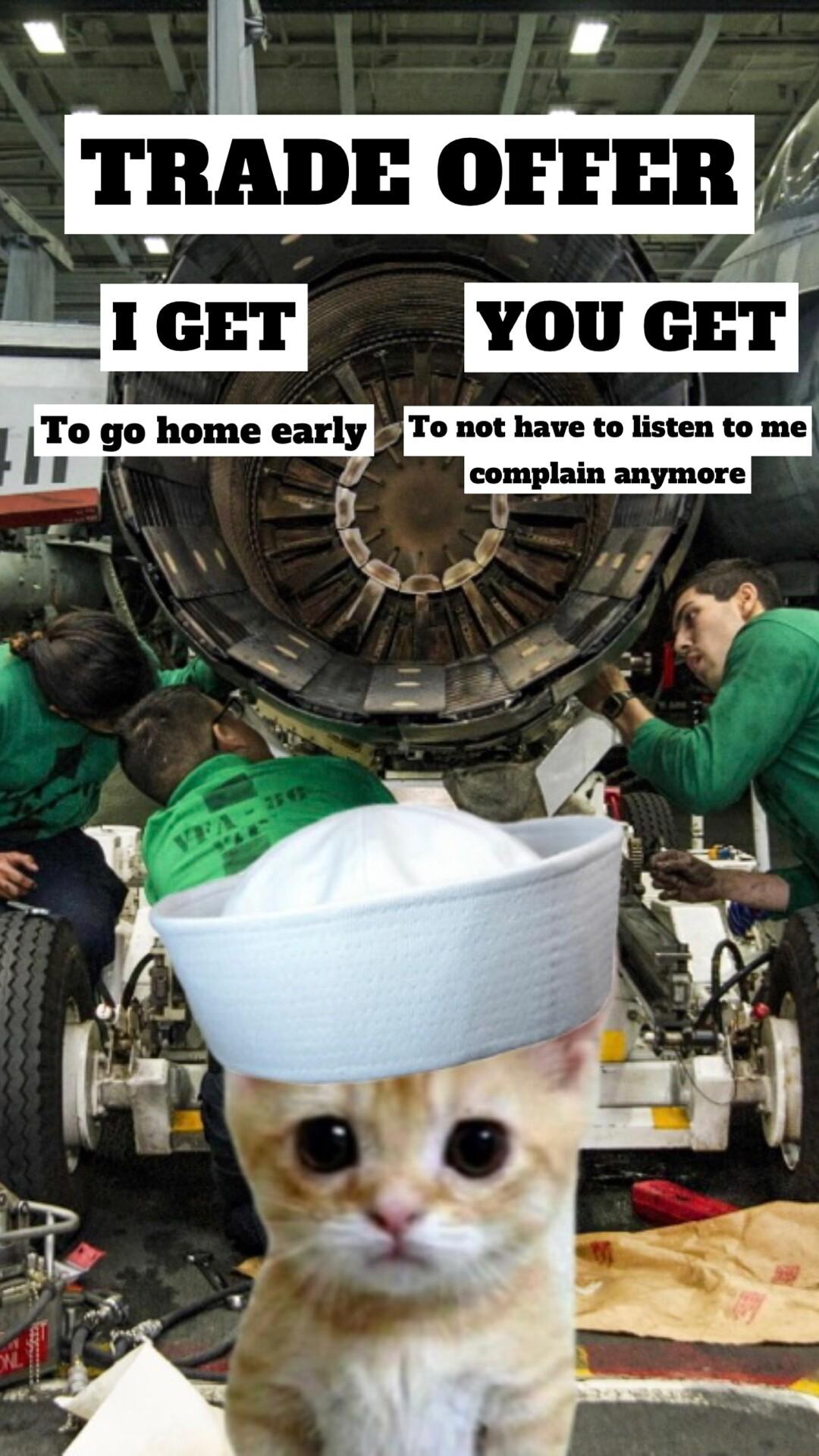 1 GeT w Tn go home ey To not have to listen to me 1_ complain anymore ST