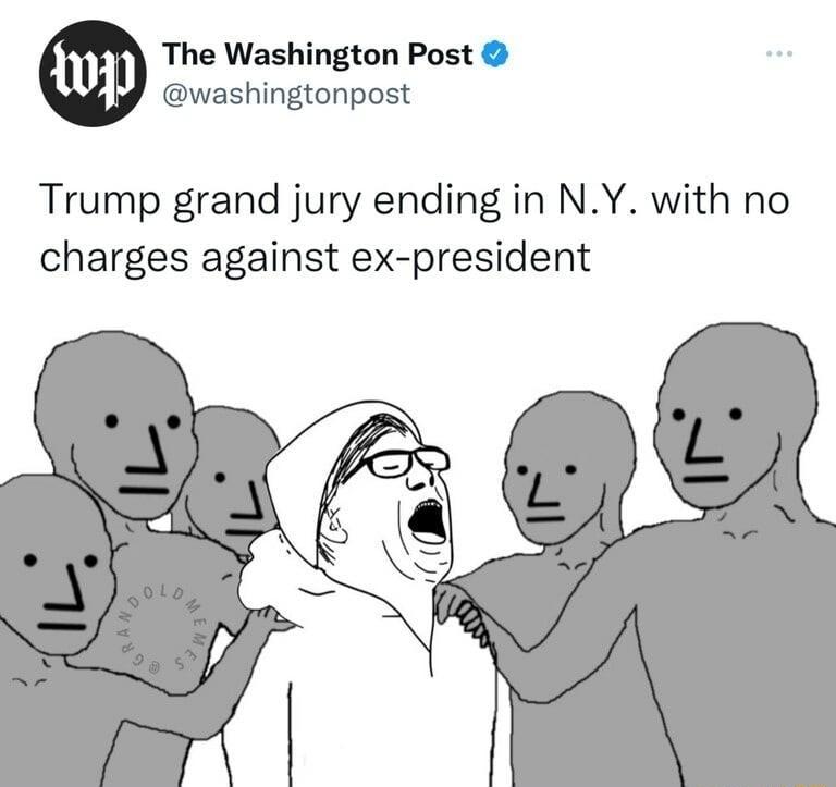 The Washington Post washingtonpost Trump grand jury ending in NY with no charges against ex president