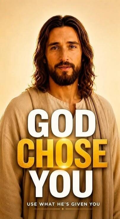 GOD CHOSE YOU USE WHAT HE'S GIVEN YOU