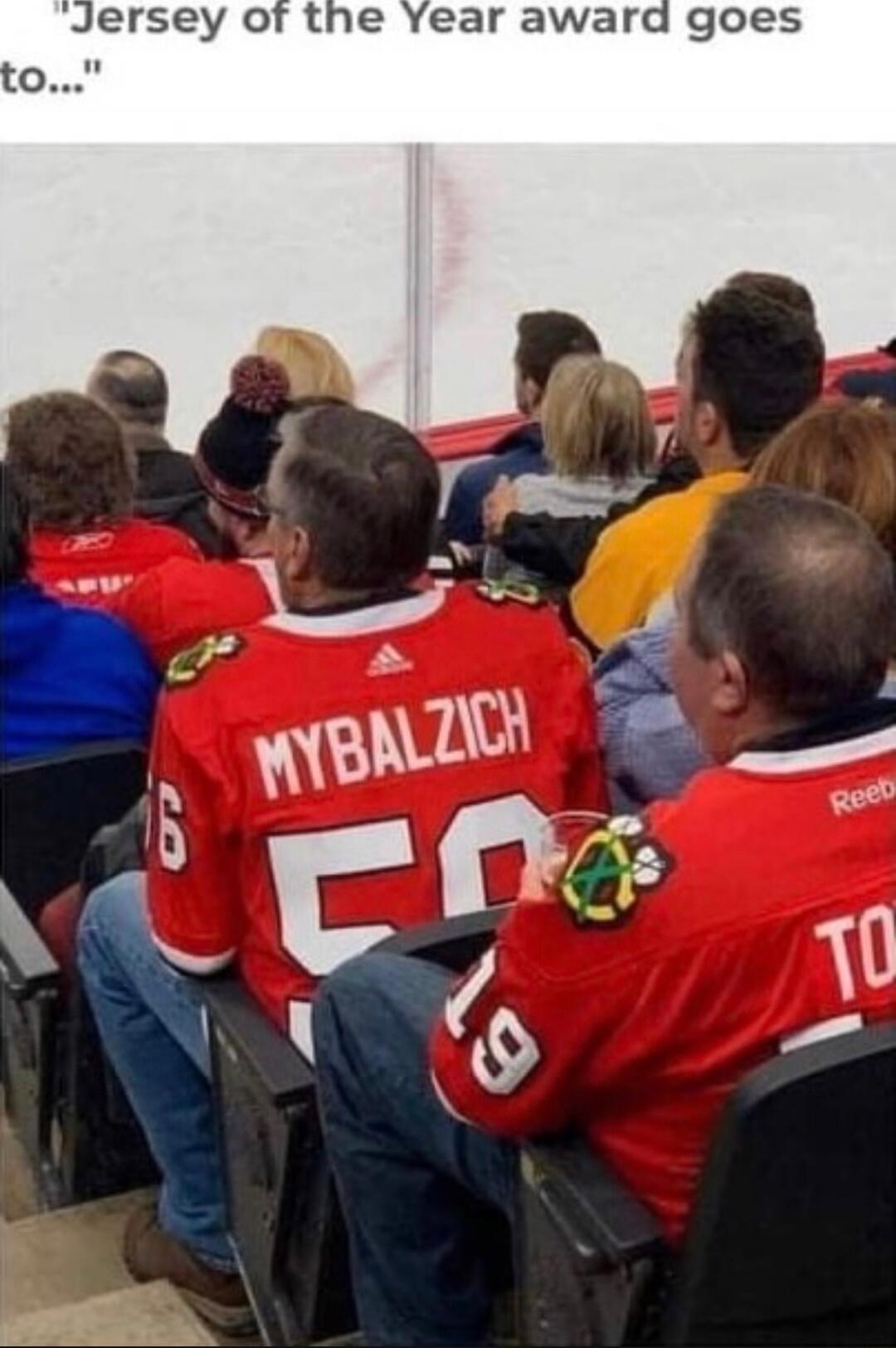 Jersey of the Year award goes to... MYBALZICH 58