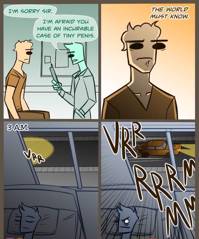 14 s0RRY 5IR THE WORLD MUST KNOW h IM AFRAID YOU HAVE AN INCLIRABLE CASE OF TINY PENIS ALzwarps_corNER e aLzwarr