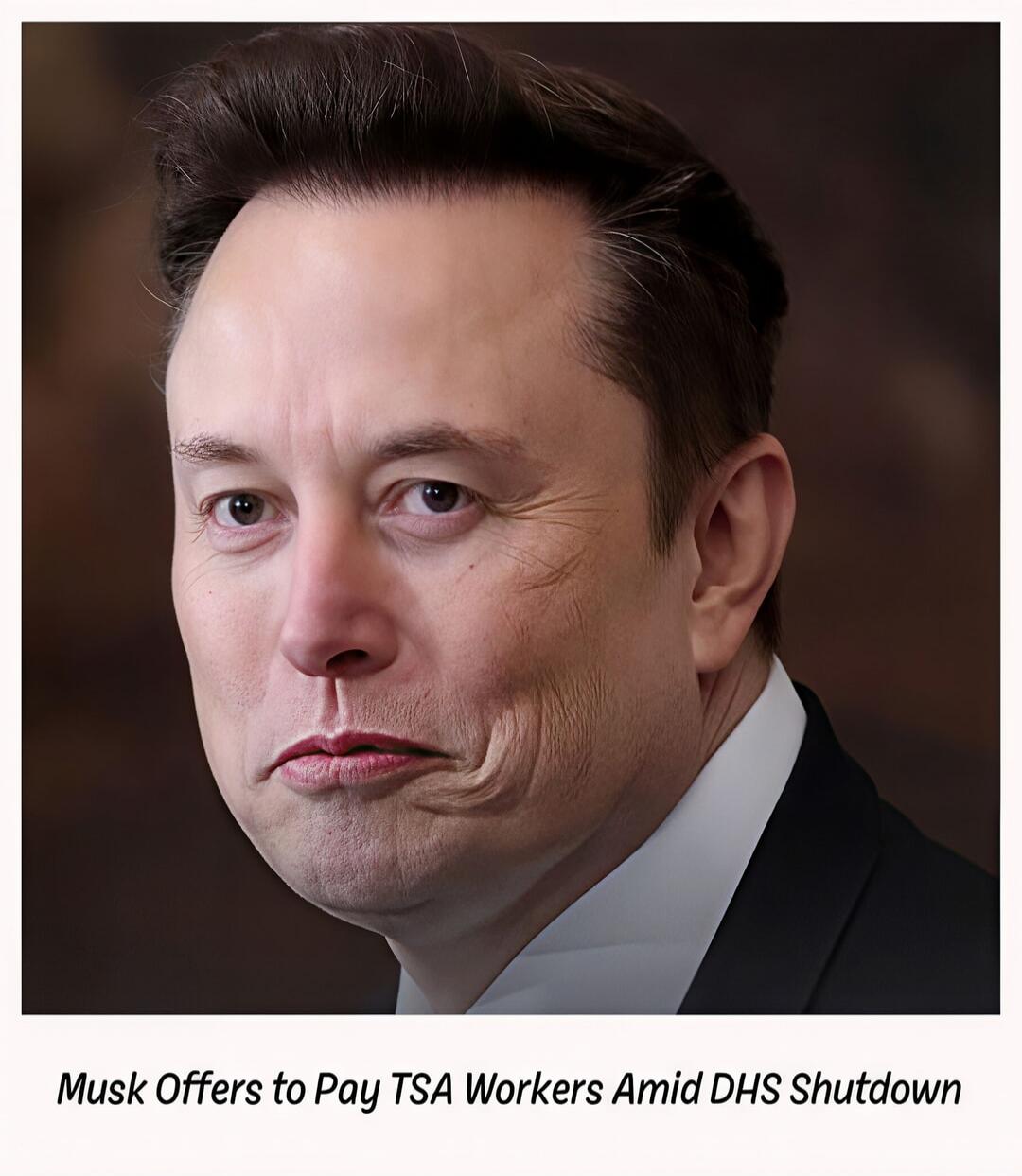 Musk Offers to Pay TSA Workers Amid DHS Shutdown