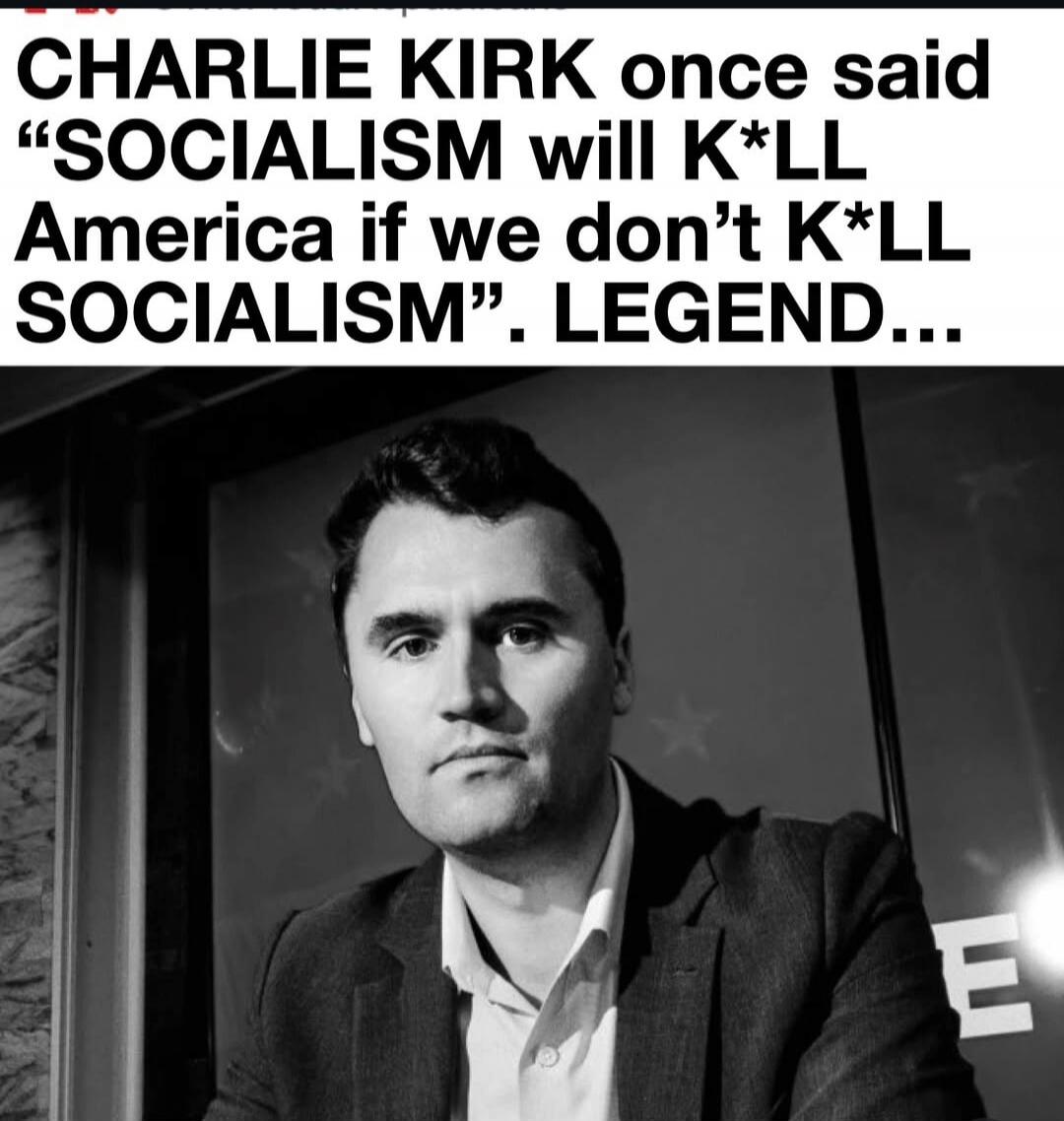 CHARLIE KIRK once said 