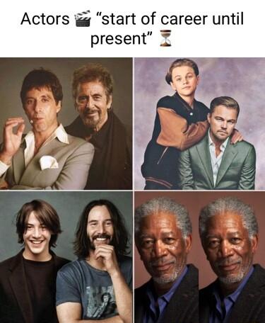 Actors start of career until present I