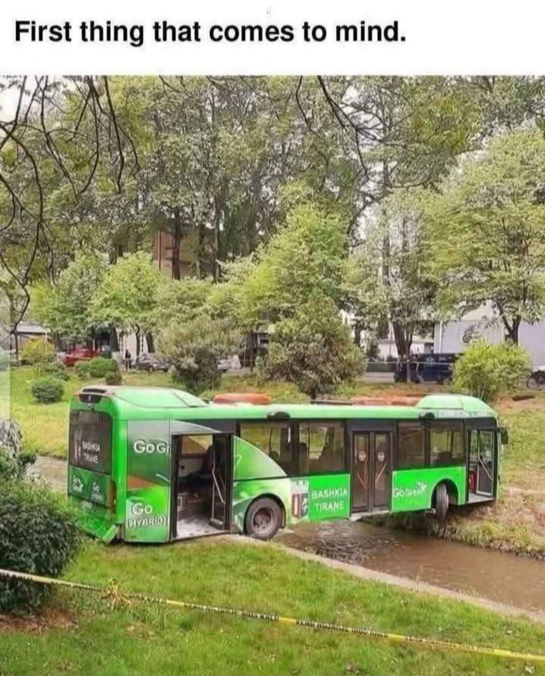 First thing that comes to mind. Go Green. Go Hybrid. BASHKIA TIRANE.