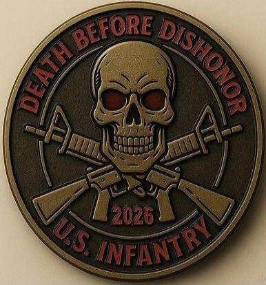 DEATH BEFORE DISHONOR
U.S. INFANTRY
2026