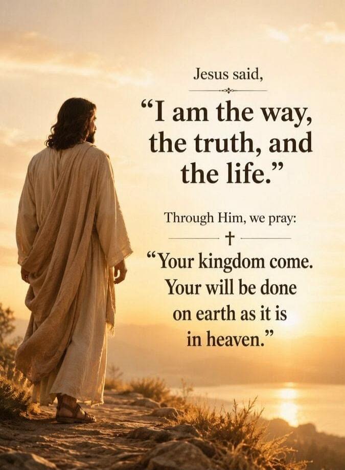 Jesus said, 