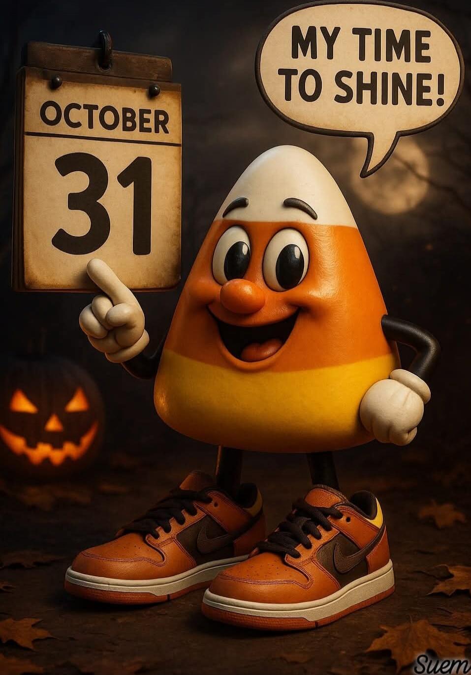 OCTOBER 31\nMY TIME TO SHINE!