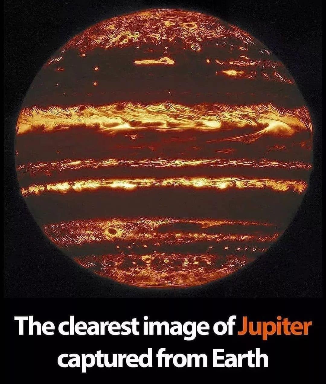 The clearestimage of Jupiter captured from Earth aasTROVIA1