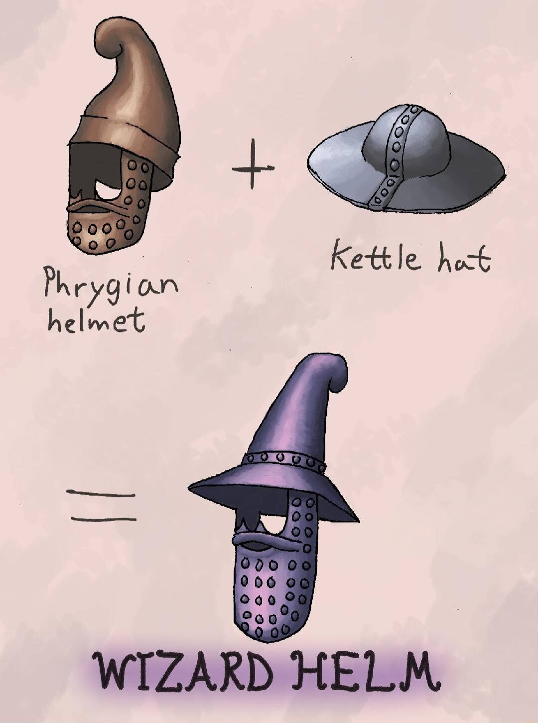 y Kettle hock WIZARD HELM