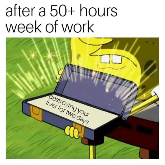 after a 50 hours