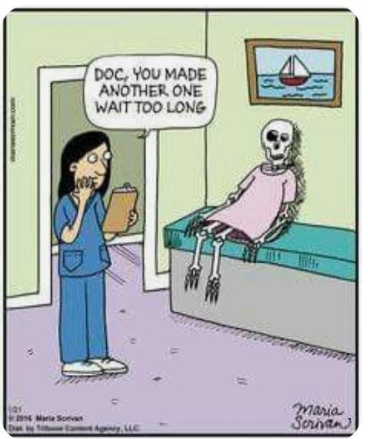 DOC, YOU MADE ANOTHER ONE WAIT TOO LONG