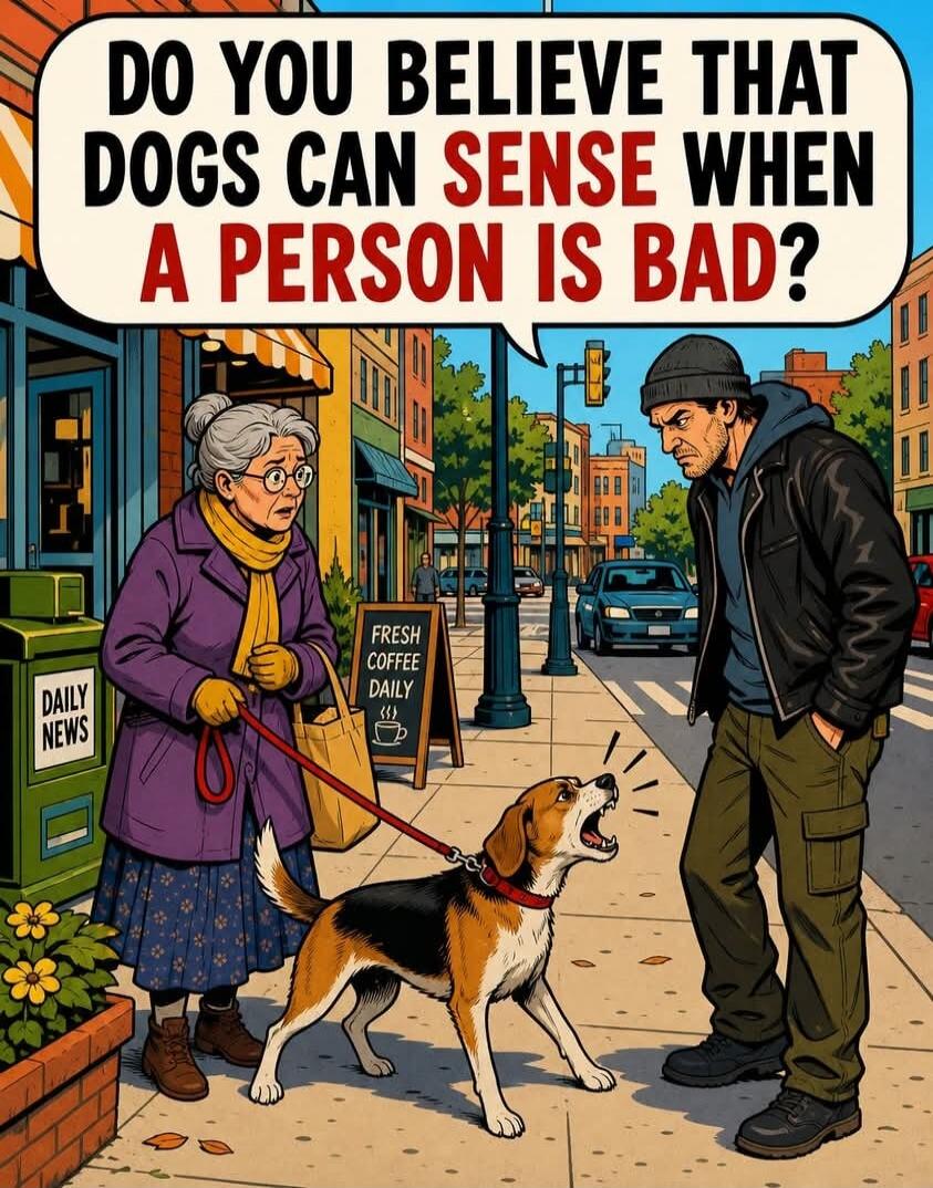 DO YOU BELIEVE THAT DOGS CAN SENSE WHEN A PERSON IS BAD? DAILY NEWS FRESH COFFEE DAILY