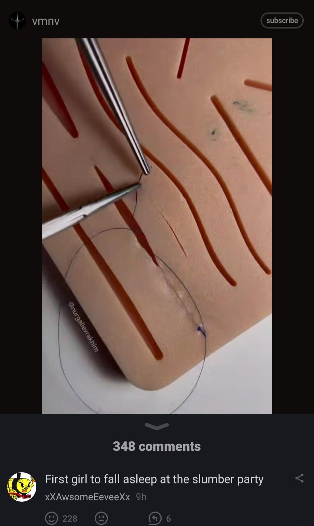 4 ymnv subscribe 348 comments g First girl to fall asleep at the slumber party XXAwsomeEeveeXx 91 Gz o0