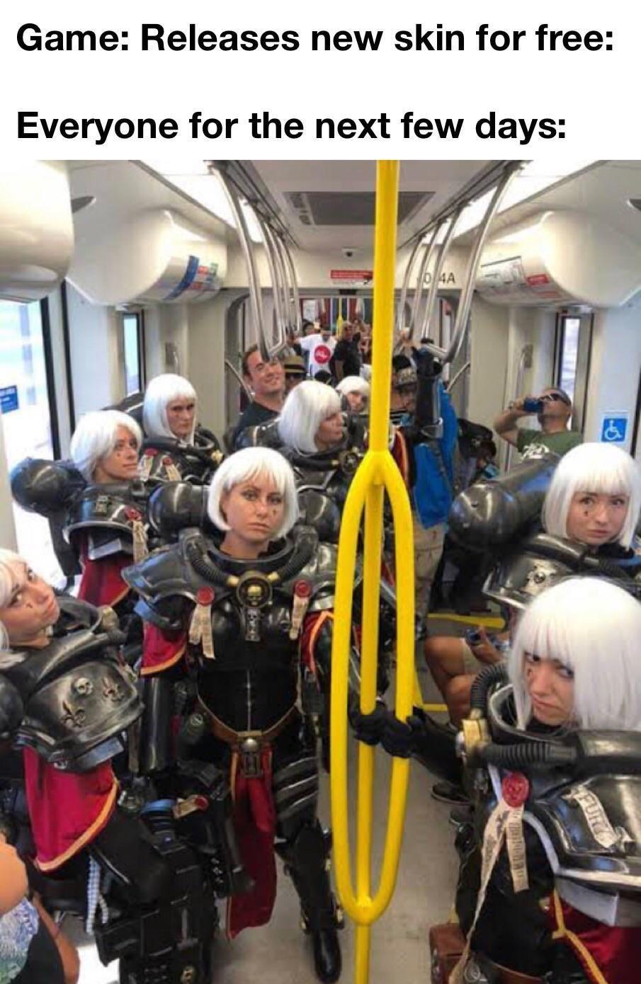 Game Releases new skin for free Everyone for the next few days AN