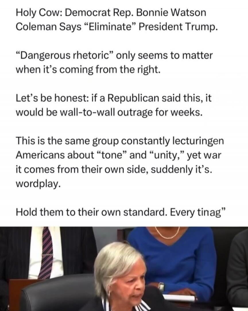 Holy Cow: Democrat Rep. Bonnie Watson Coleman Says 