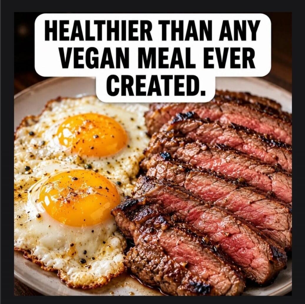 HEALTHIER THAN ANY VEGAN MEAL EVER CREATED.