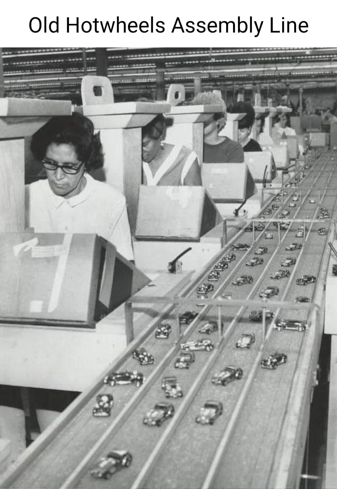 0ld Hotwheels Assembly Line