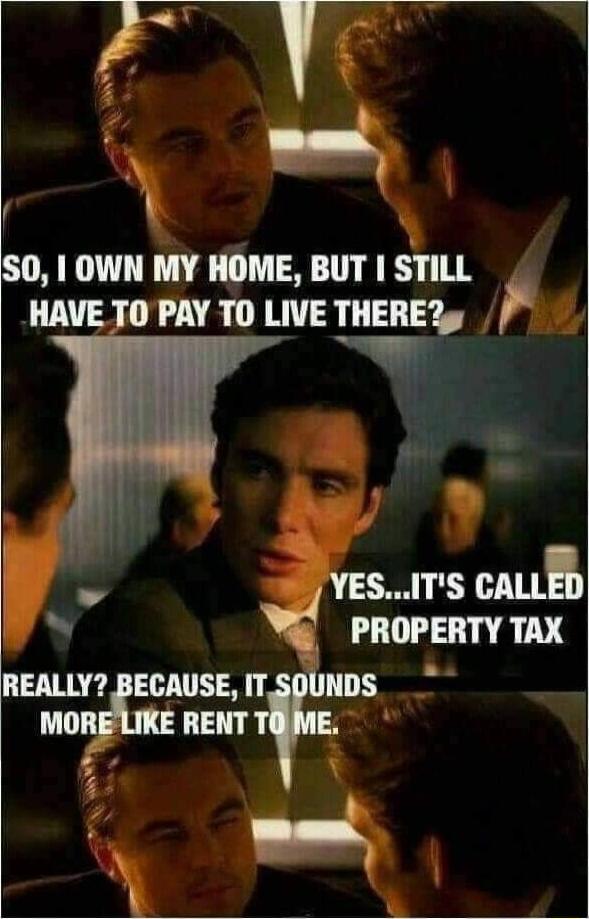 fW so owu MY HOME BUT I STILL AY TO LIVE THERE M SITS cAu Pnoram TAX
