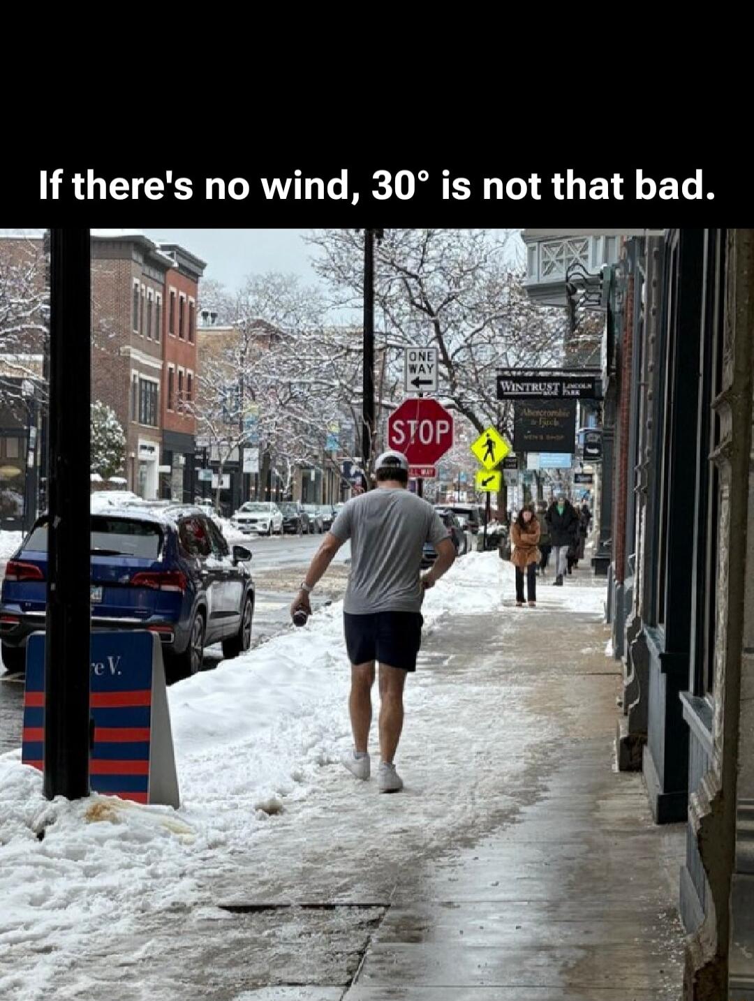 If there's no wind, 30° is not that bad.