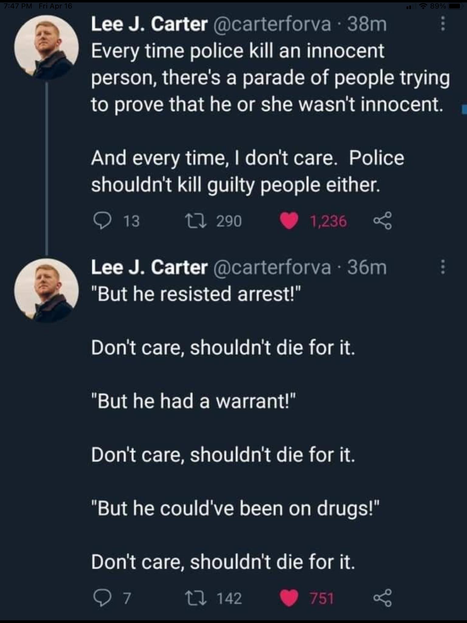 T o T T oF Tn l g o a2 T2 100 a Every time police kill an innocent person theres a parade of people trying LR oI R 1 l Mo Y s T RVE T g R T TolT o SR PaNaTo EAVZTo VR 10 o TV e o 0 1 o To1 Y alol0 o Rl Mo V111 YA o LYo o SHTH a T 8 QO 13 T3 290 P 1236 T8 M o T 1 eF Ta g o a2 5100 But he resisted arrest Dlep i oz 1k alo1V s R e R o N CEGERYE T Dlelgh er N aloV s R Qe R e But he couldve been on drug