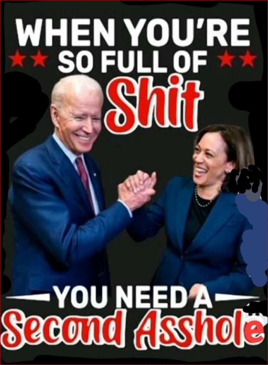 WHEN YOU'RE SO FULL OF SHIT YOU NEED A SECOND ASSHOLE