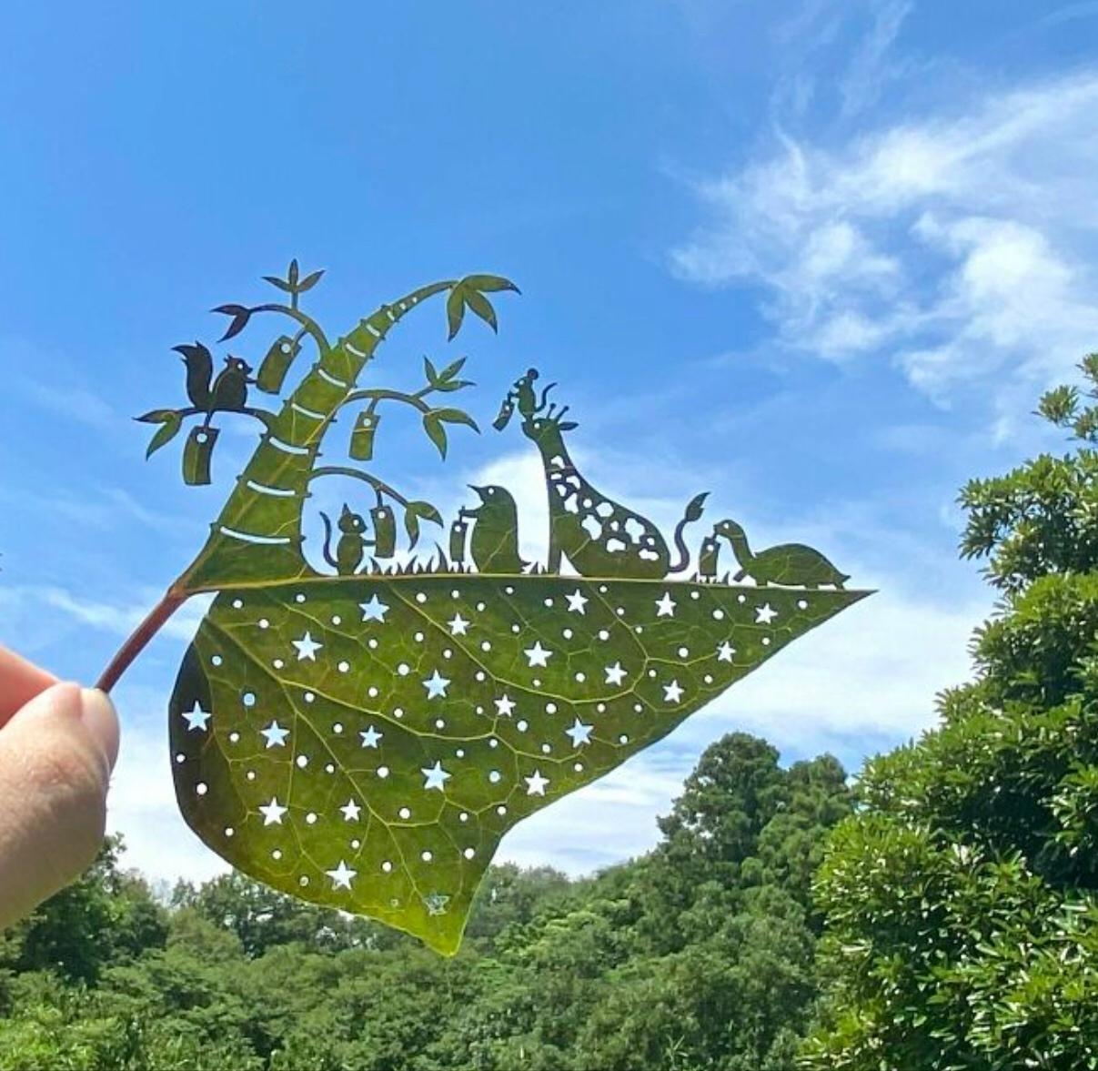 e Leaf Art By