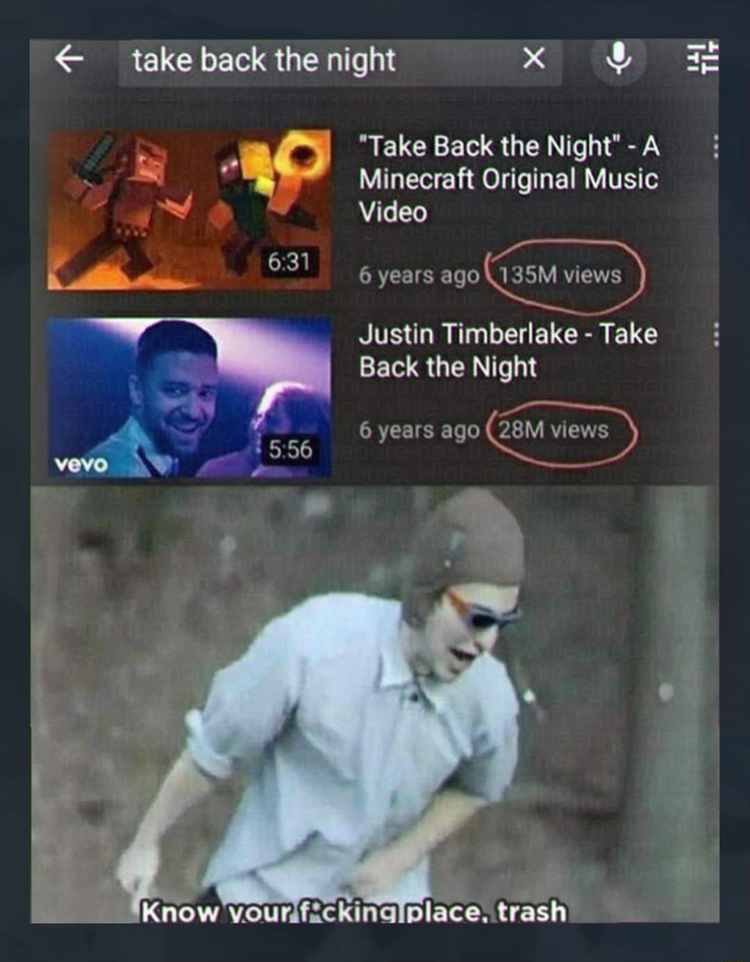 take back the night. 