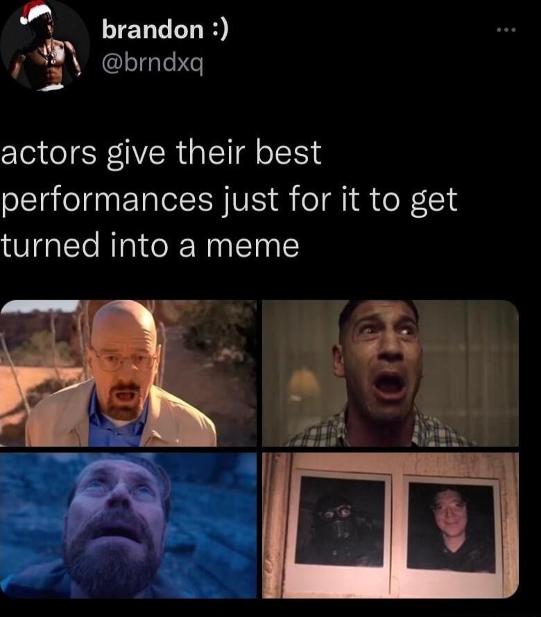 gl brandon brndxq actors give their best performances just for it to get turned into a meme