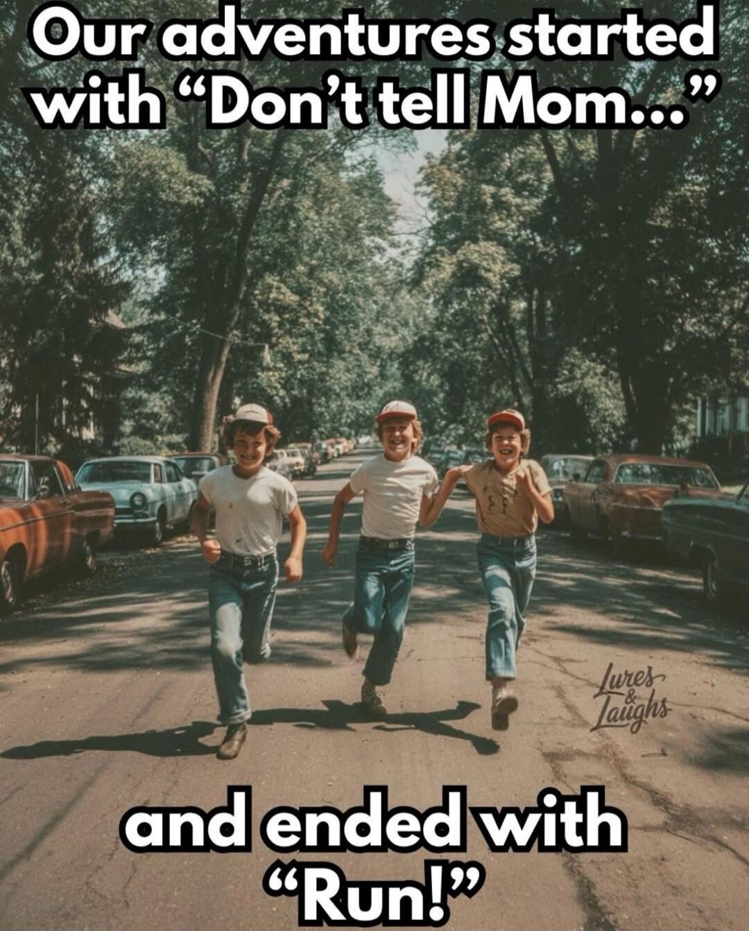 Our adventures started with 