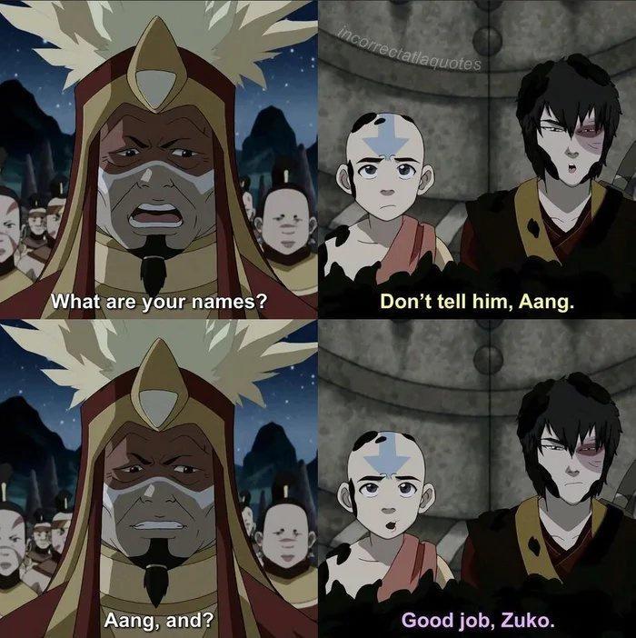 PLURECITLWLEL TR j B Good job Zuko