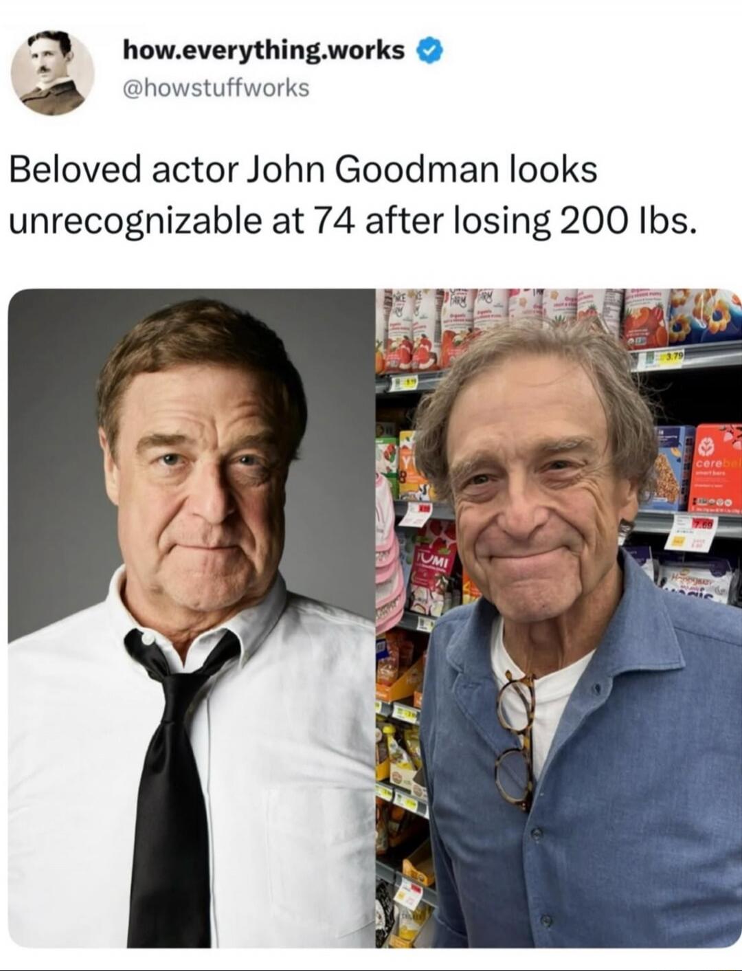 Beloved actor John Goodman looks unrecognizable at 74 after losing 200 lbs.