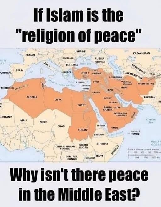 If Islam is the 'religion of peace' Why isn't there peace in the Middle East?