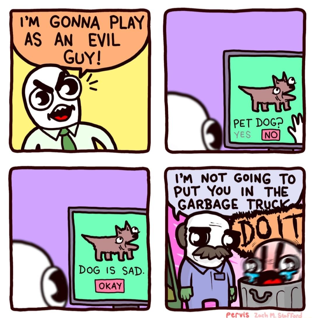 IM GONNA PLAY AS AN n EVIL Guy I MR A5 o Ly oF 3 s a2 3z 3 5 0 N GARBAGE