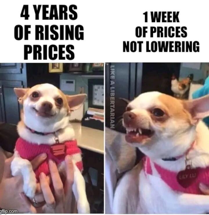 4 YEARS 1WEEK OF RISING OF PRICES NOT LOWERING PBIEES i