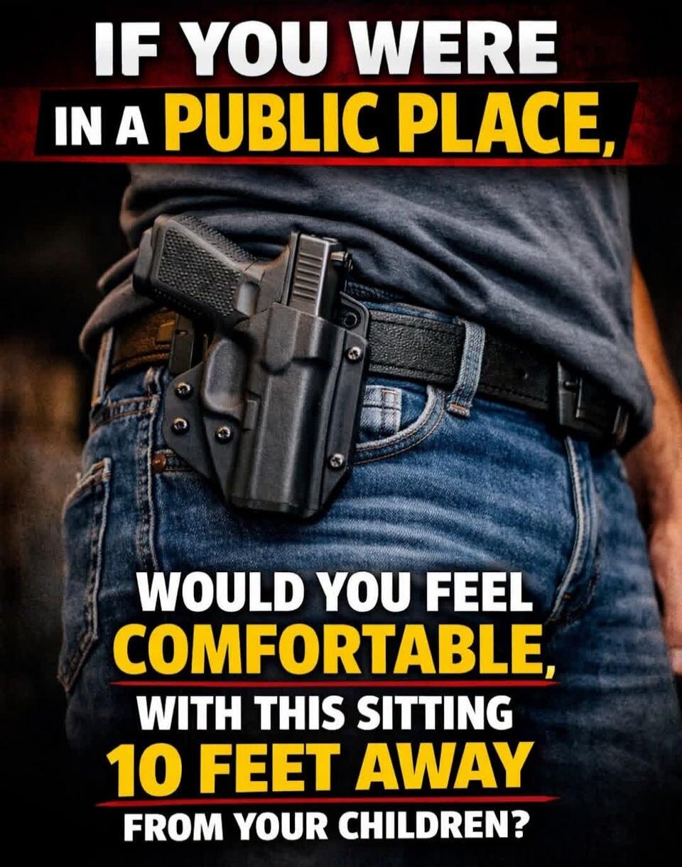IF YOU WERE IN A PUBLIC PLACE, WOULD YOU FEEL COMFORTABLE, WITH THIS SITTING 10 FEET AWAY FROM YOUR CHILDREN?